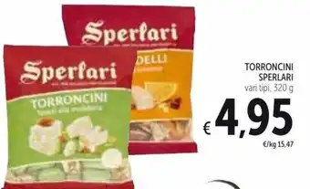 Spazio Conad Sperlari Torroncini 320g offerta