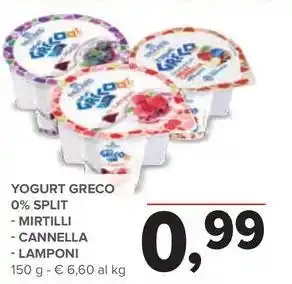 Todis Yogurt greco 0% split offerta