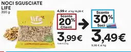 Coop Noci sgusciate LIFE offerta