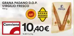 Coop Grana padano d.o.p. VIRGILIO FRESCO offerta
