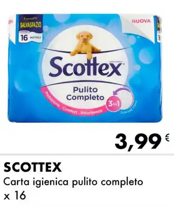 Iper Tosano SCOTTEX Carta igienica pulito completo offerta