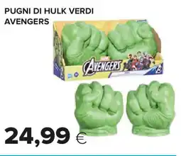 Oasi Pugni di hulk verdi AVENGERS offerta