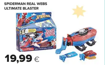 Oasi Spiderman real webs ultimate blaster offerta