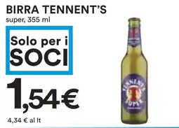 Coop Birra TENNENT'S offerta