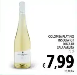 Colomba platino insolia igt duca di salaparuta