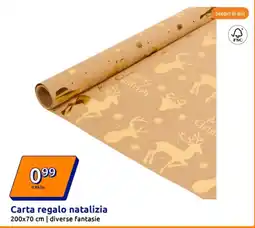 Action Carta regalo natalizia offerta