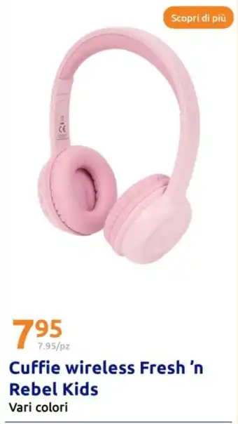 Action Cuffie wireless Fresh 'n Rebel Kids offerta