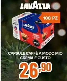 Expert LAVAZZA Capsule caffè a modo mio crema e gusto offerta