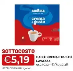 Mercatò Caffè crema e gusto LAVAZZA offerta