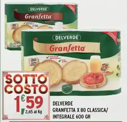 Gecop Delverde granfetta x 80 classica/ integrale offerta