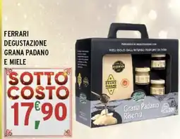 Gecop Ferrari degustazione grana padano e miele offerta