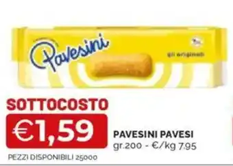 Mercatò Pavesini PAVESI offerta