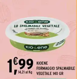 Gecop Kioene formaggio spalmabile vegetale offerta