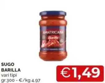 Mercatò Sugo BARILLA offerta