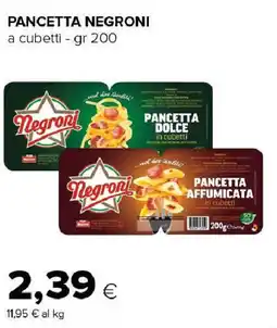 Tigre Amico Pancetta NEGRONI offerta