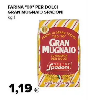 Tigre Amico Farina "00" per dolci gran mugnaio SPADONI offerta