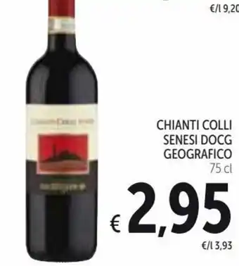 Spazio Conad Geografico Chianti Colli Senesi DOCG 75 cl offerta