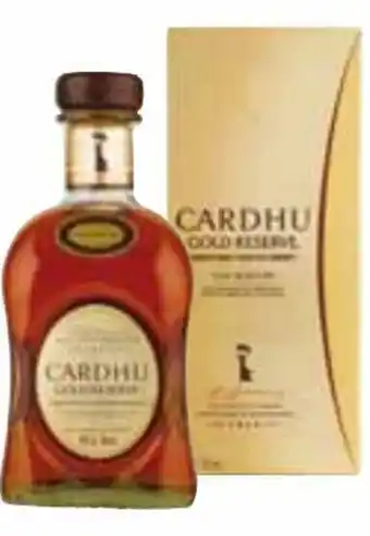 Spazio Conad Single Malt Scotch Whisky Cardhu Gold Reserve 70cl offerta
