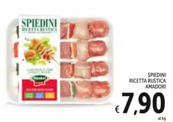Spazio Conad Amadori Spiedini Ricetta Rustica offerta