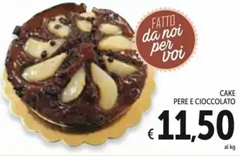 Spazio Conad Cake Pere e Cioccolato offerta