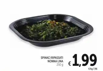 Spazio Conad Nonna Lina Spinaci Ripassati 250g offerta