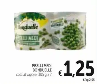 Spazio Conad Bonduelle Piselli Medi 305 g x 2 offerta