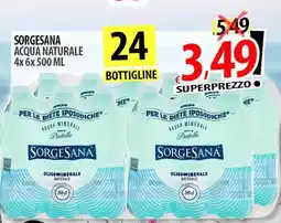 Il Genio Supermercato Sorgesana acqua naturale offerta