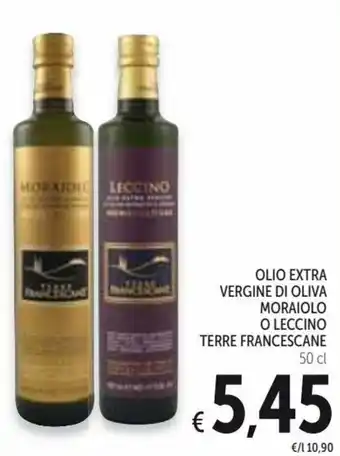 Spazio Conad Terre Francescane Olio Extra Vergine Di Oliva Moraiolo O Leccino 50cl offerta