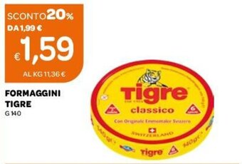 Tigre Formaggini 140 g