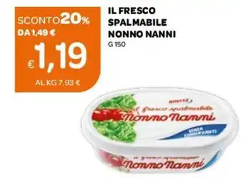 Ekom Nonno Nanni Il Fresco Spalmabile 150g offerta