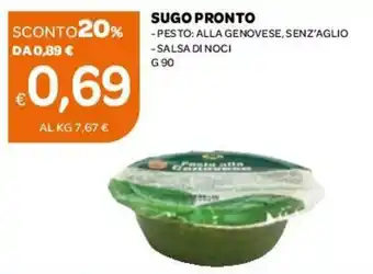 Ekom Sugo Pronto 90g offerta