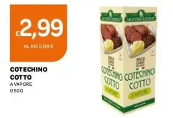 Cotechino Cotto A Vapore 500g