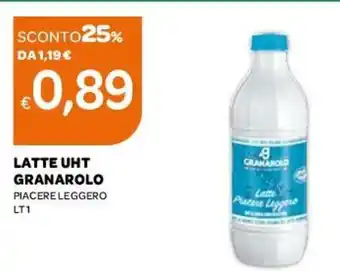 Ekom Granarolo Latte UHT Piacere Leggero 1lt offerta