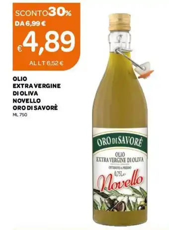 Ekom Oro Di Savorè Olio Extra Vergine Di Oliva Novello 750 ml offerta