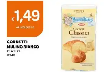 Ekom Mulino Bianco Cornetti Classici 240 g offerta