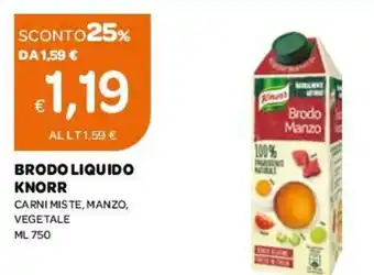 Ekom Knorr Brodo Liquido 750 ml offerta