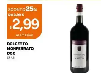 Ekom Dolcetto Monferrato DOC 1,5 lt offerta