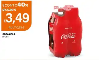 Ekom Coca Cola 1,35 lt x 4 offerta