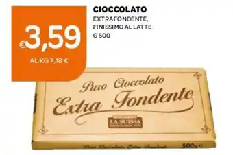 Ekom Cioccolato Extra Fondente, Finissimo Al Latte 500g offerta