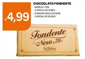 Ekom Fondente Cioccolato Nero al 70% 500 g offerta