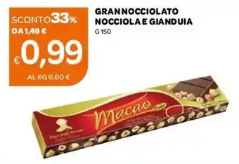 Ekom Grannocciolato Nocciola E Gianduia 150 g offerta