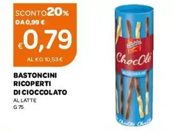 Ekom Bastoncini Ricoperti Di Cioccolato Al Latte 75g offerta