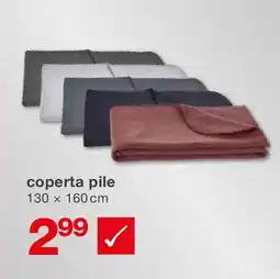 KiK coperta pile 130 x 160 cm offerta