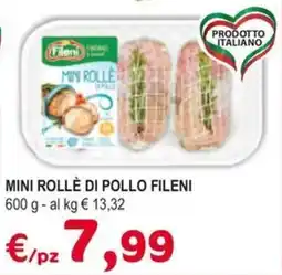 Crai Mini rollè di pollo FILENI offerta