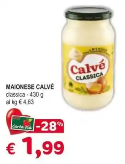 Crai MAIONESE CALVÉ classica offerta