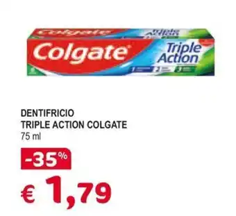 Crai Dentifricio triple action COLGATE offerta