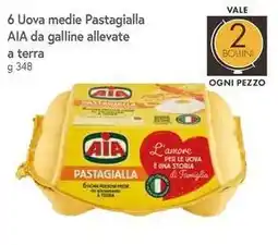 Galassia 6 Uova medie Pastagialla AIA da galline allevate a terra offerta
