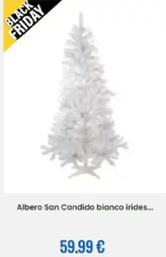 Eurospin Albero San Candido Bianco Irides offerta