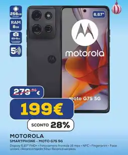 Euronics MOTOROLA SMARTPHONE - MOTO G75 5G offerta