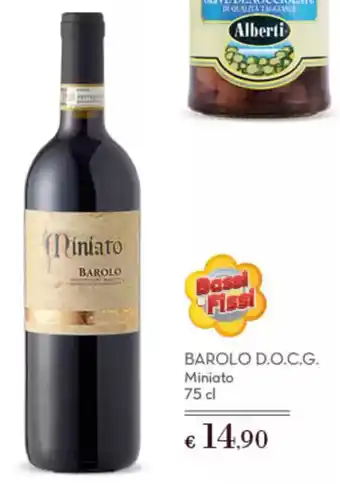 Conad Superstore BAROLO D.O.C.G. Miniato offerta